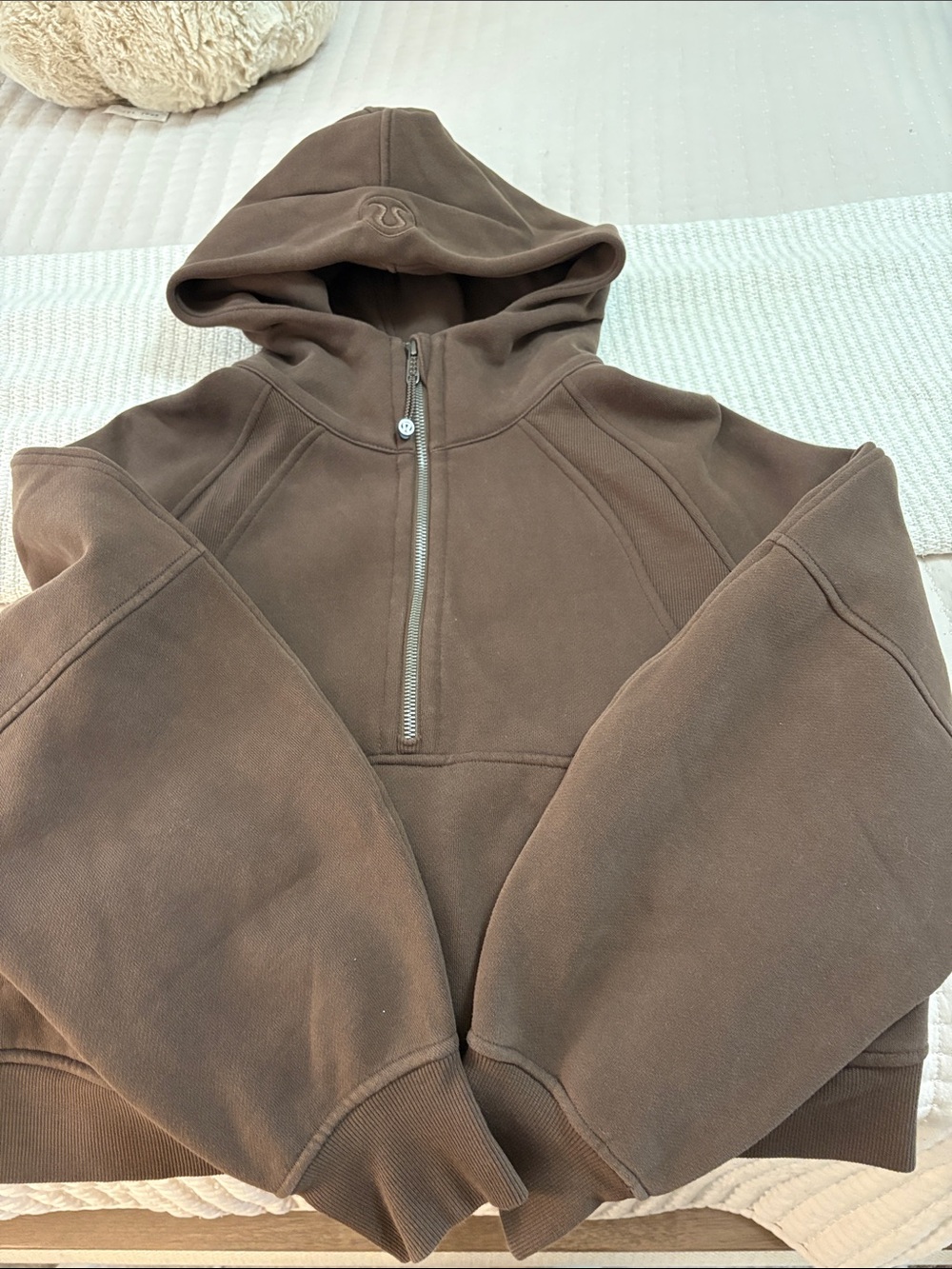 lululemon athletica Brown Women's Zip-Up Hooded Sweatshirt